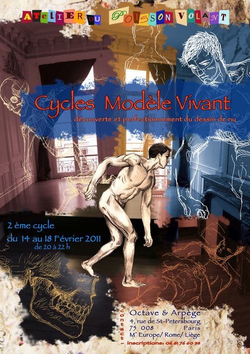 Affiche cycle modèle vivant fevrier